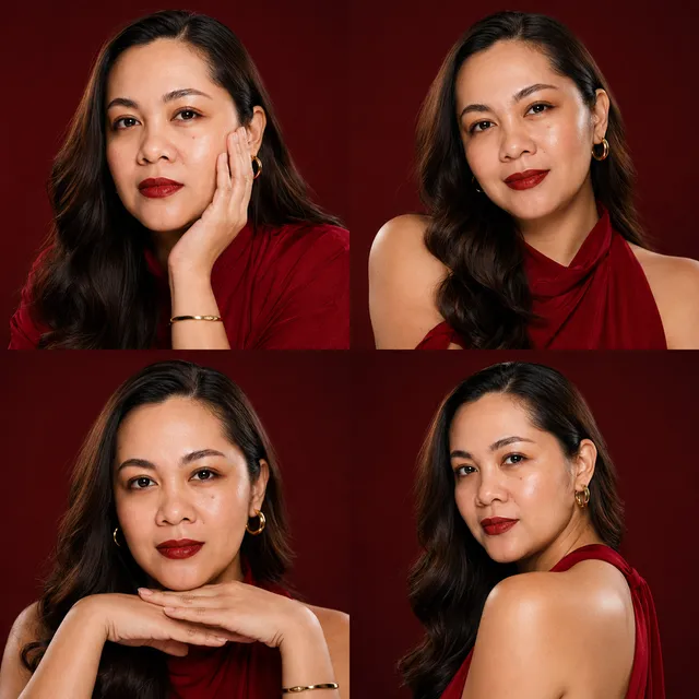 Anna Marie Patubo, professional portrait collage